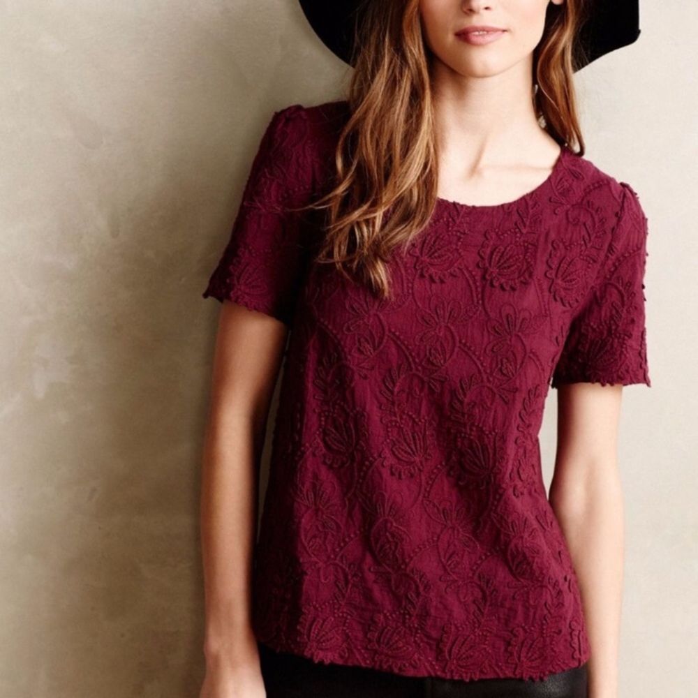 Anthro Vanessa Virginia lace top